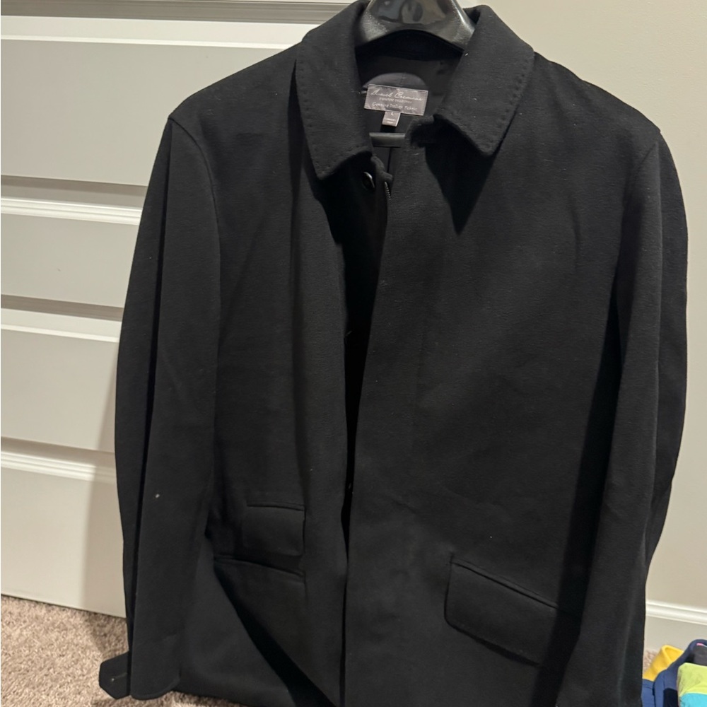 Daniel Cremieux Black Lora Piana Trench Coat